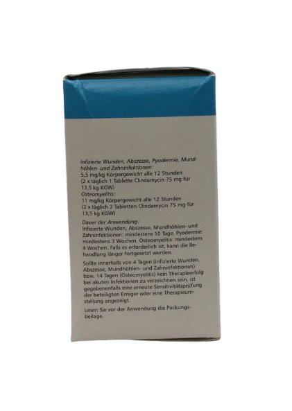 Clindamycin 75 mg 100Tablets - Shopivet.com