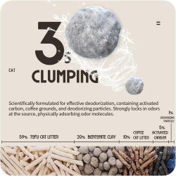 Clumping 5-in-1 Cat Litter - Coffee scent/6 L - Shopivet.com