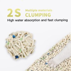 Clumping 5-in-1 Cat Litter - Tofu/6 L - Shopivet.com