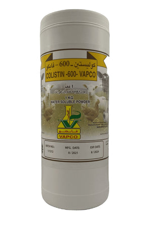 COLISTIN 600 VAPCO 1KG - Shopivet.com
