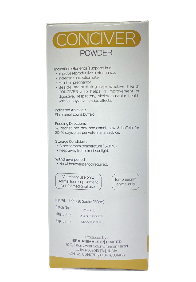 Conceiver: A nutritional supplement to improve the production rate and ...
