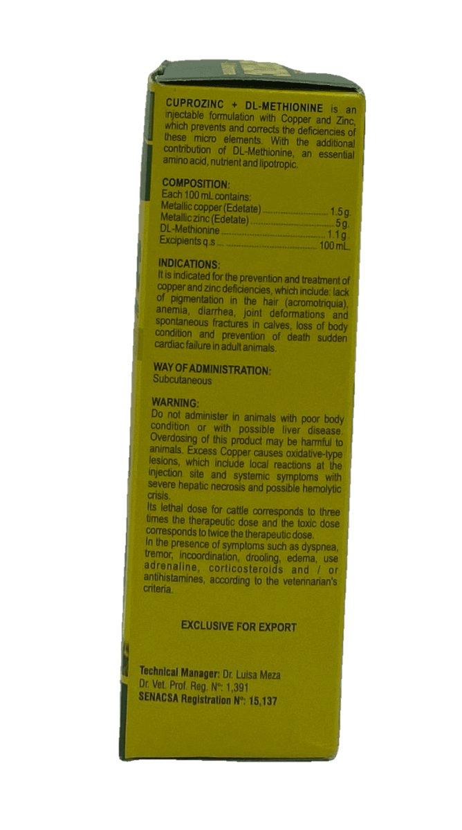 Cuprozinc 100ml - Shopivet.com
