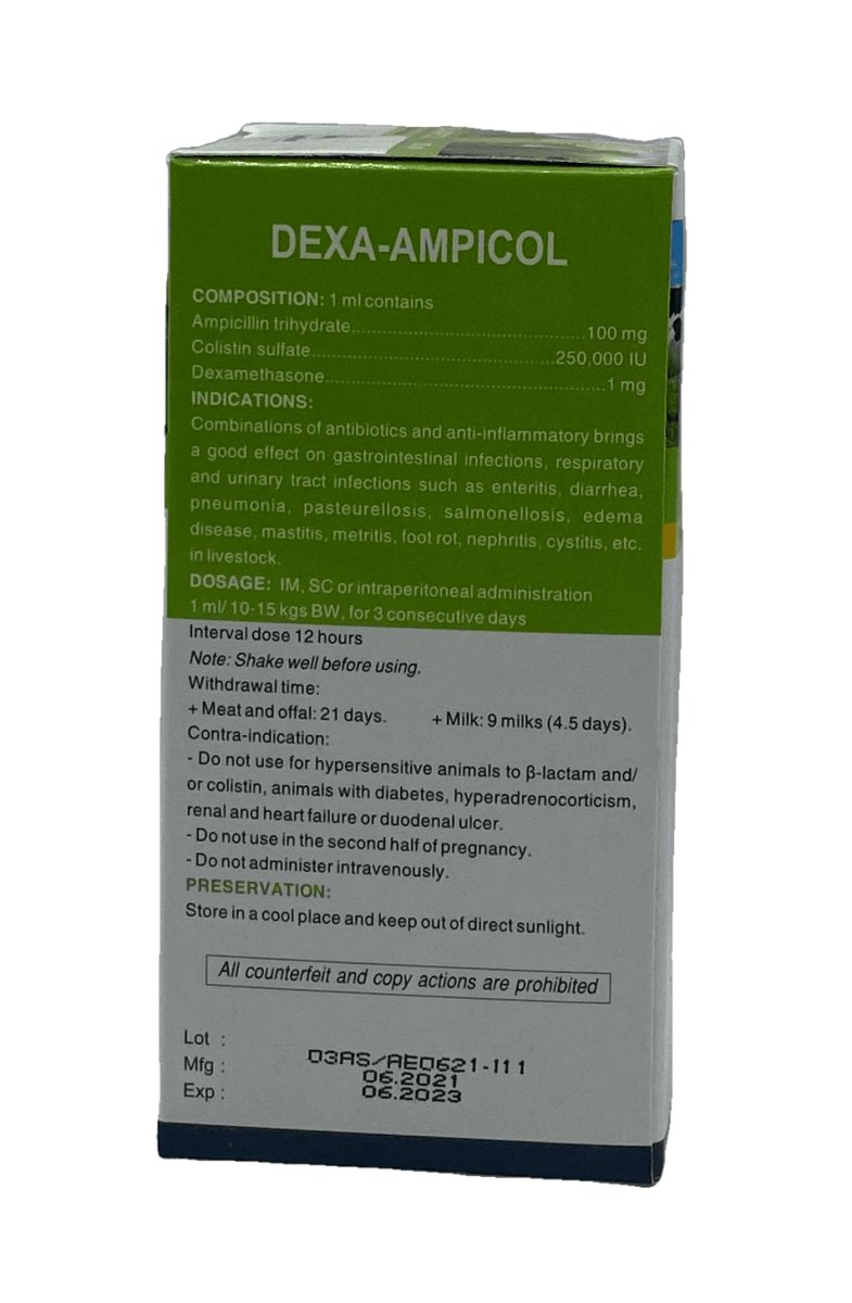 DEXA-AMPICOL 100 ml - Shopivet.com
