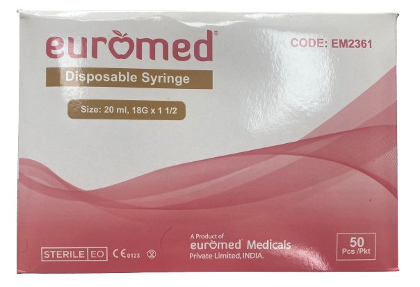 Disposable syringe 20 ml - Shopivet.com