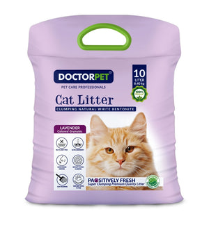 Doctor Pet CAT Litter Lavender 10L Tela - Shopivet.com