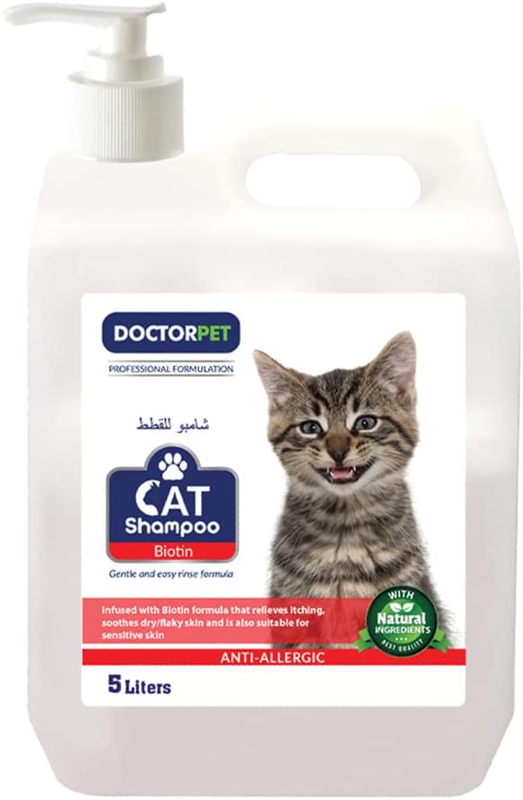Doctor Pet Cat Shampoo 5ltr Biotin - Shopivet.com