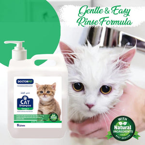 Doctor Pet Cat Shampoo 5ltr Omega 3 - Shopivet.com