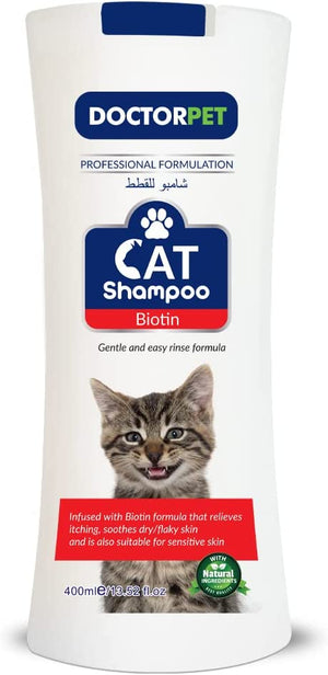 Doctor Pet Cat Shampoo Biotin 400ml - Shopivet.com