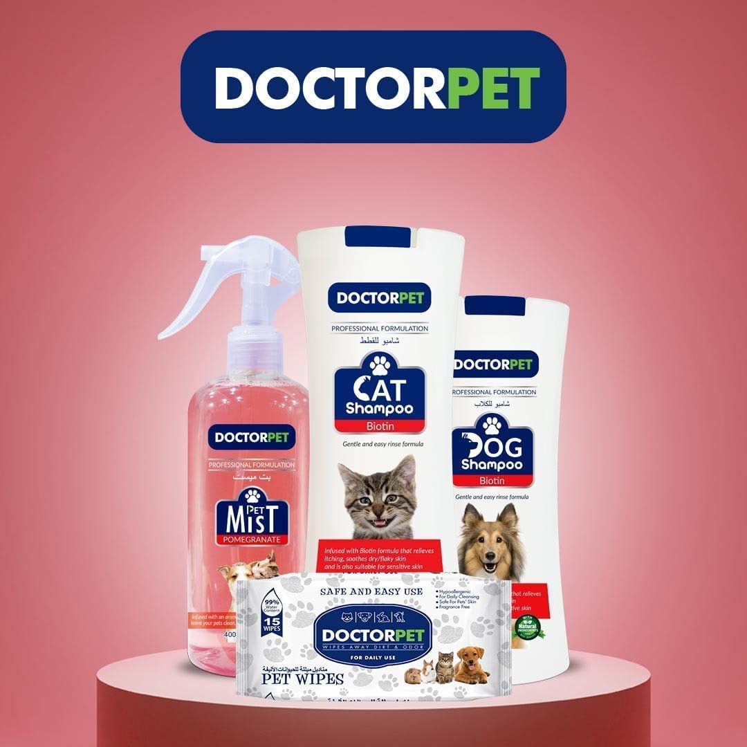 Doctor Pet Cat Shampoo Biotin 400ml - Shopivet.com