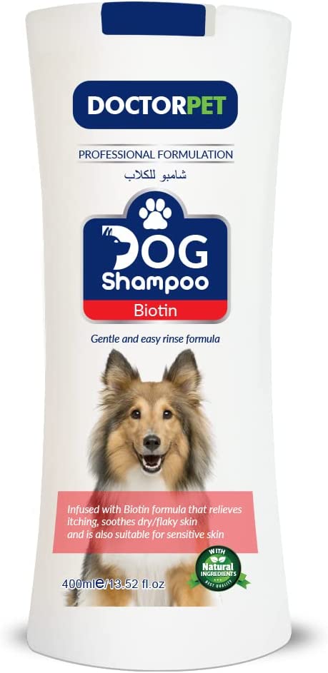 Doctor Pet Dog Shampoo 400ml Biotin - Shopivet.com