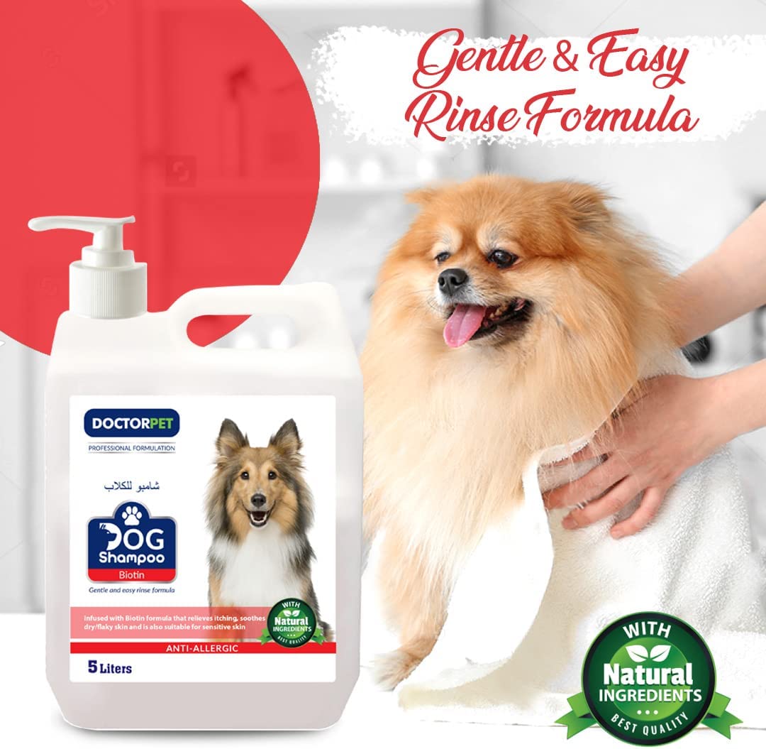 Doctor Pet Dog Shampoo 5ltr Biotin - Shopivet.com