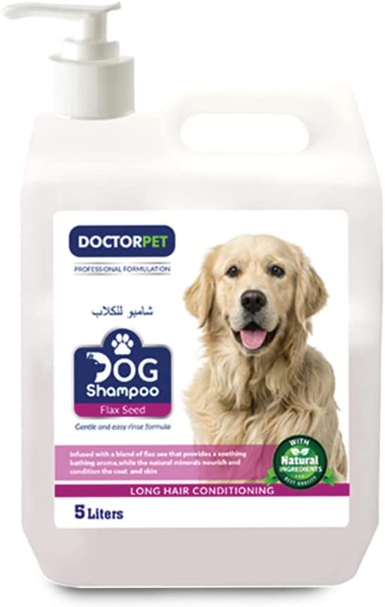 Doctor Pet Dog Shampoo 5ltr Flax Seed - Shopivet.com