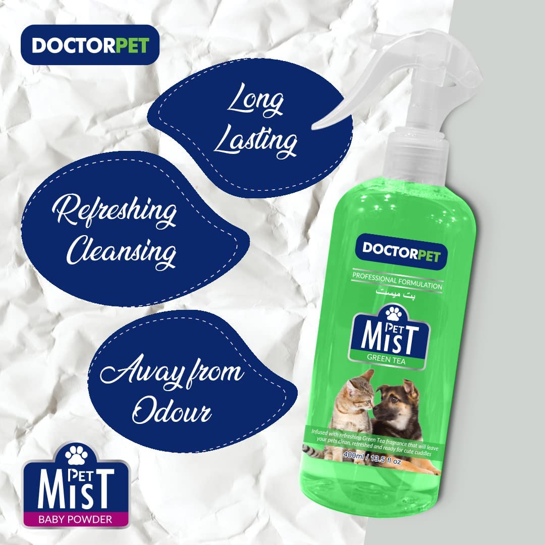 Doctor Pet Mist Green Tea 400ml - Shopivet.com