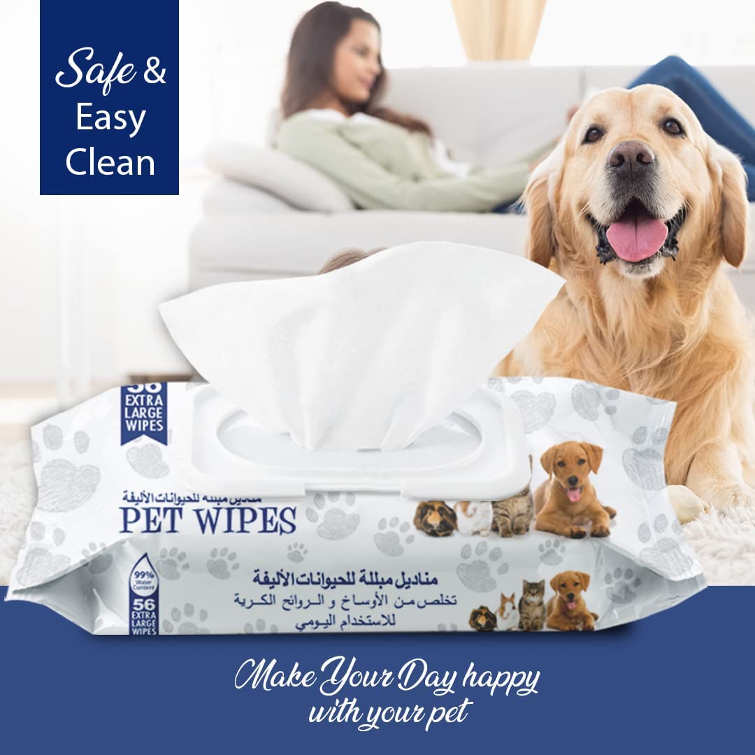 Doctor Pet Wipes 56's - Shopivet.com