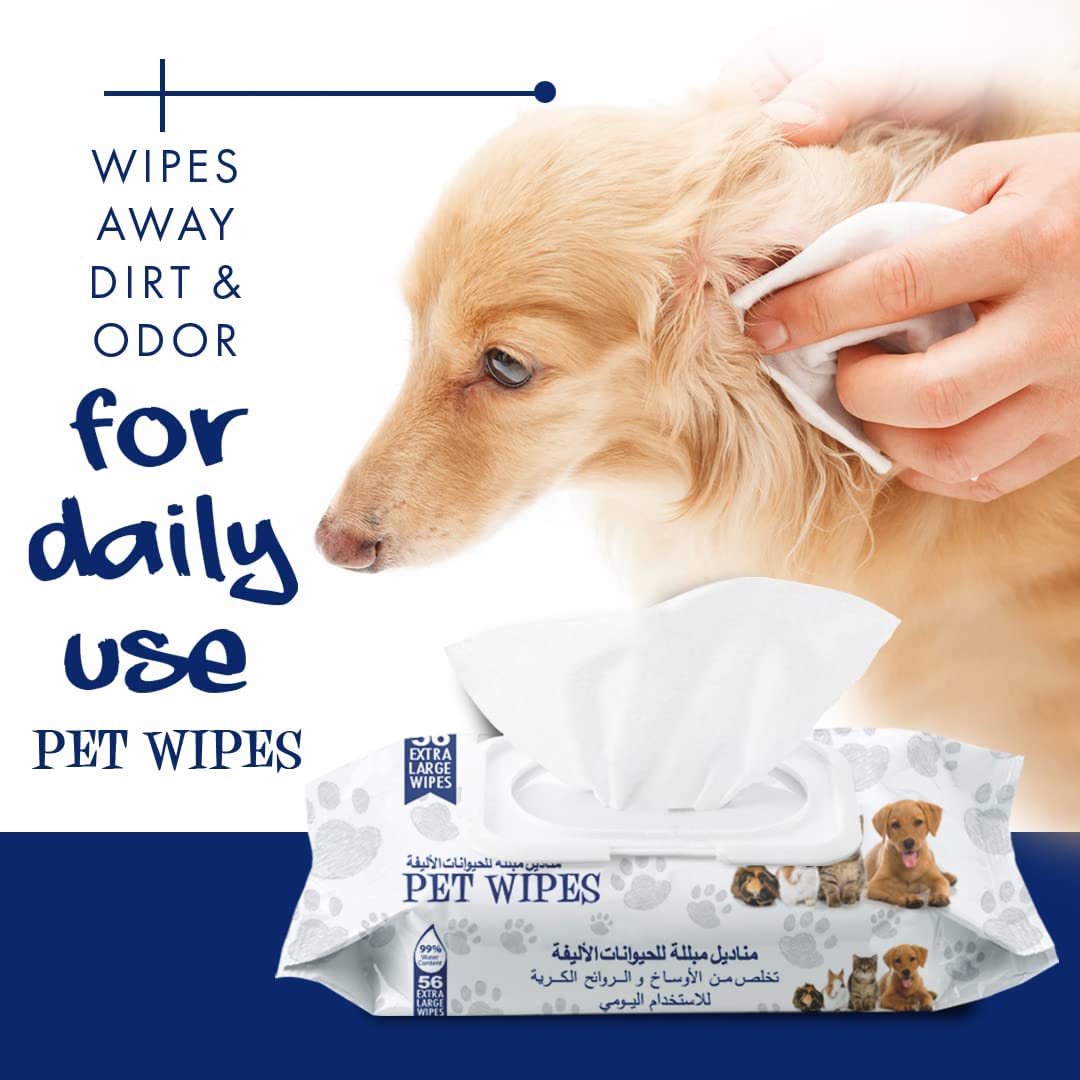 Doctor Pet Wipes 56's - Shopivet.com