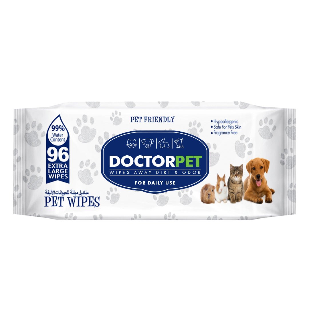 Doctor Pet Wipes 96's - Shopivet.com