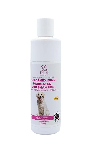 DOG chlorhexidine shampoo 250ml - Shopivet.com