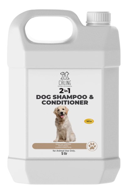 Dog shampoo & Conditioner 2 in 1 5Liter - Shopivet.com