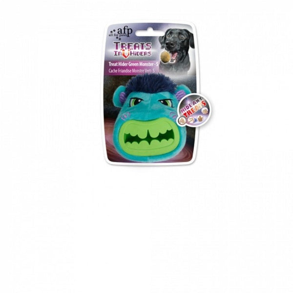 Dog Treat Hider Green Monster - S - Shopivet.com