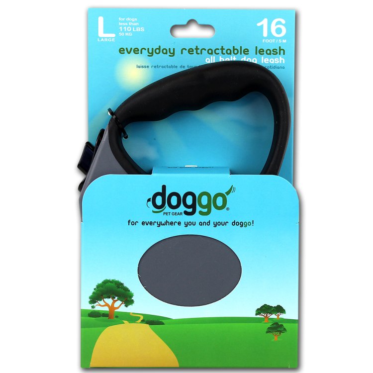 Doggo everyday retractable leash 5m, Large - Shopivet.com