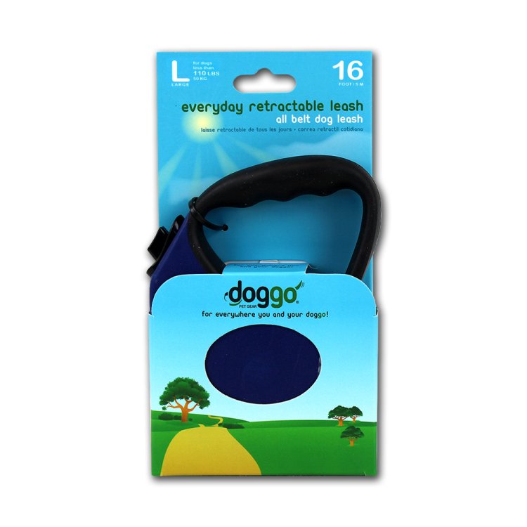 Doggo everyday retractable leash 5m, Large - Shopivet.com