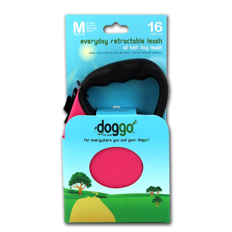 Doggo everyday retractable leash 5m, Medium - Shopivet.com