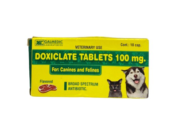 DOXICLATE TABLETS 100mg 10 Caps - Shopivet.com