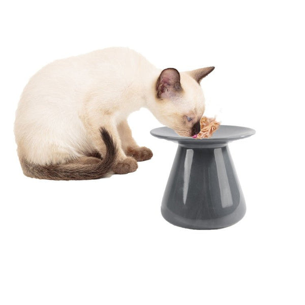 Elevated Pet Wet Food Bowl - Charcoal - Shopivet.com