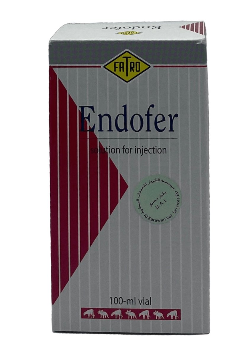 Entofer Endofer 100ml iron injections for calves, sheep, goats, and camels ...