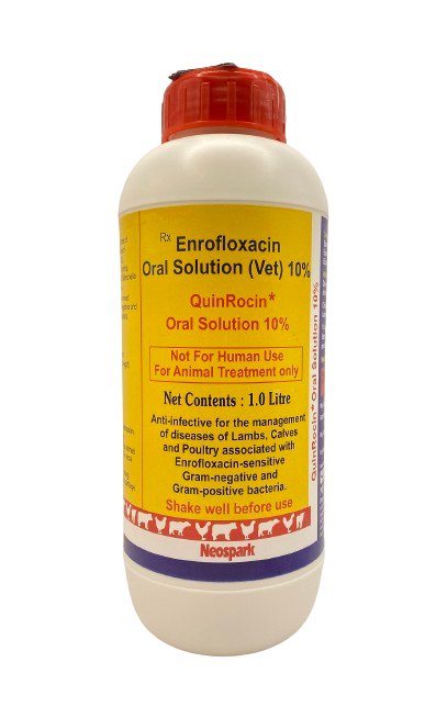 Enrofloxacin 10% oral solution 1L - Shopivet.com