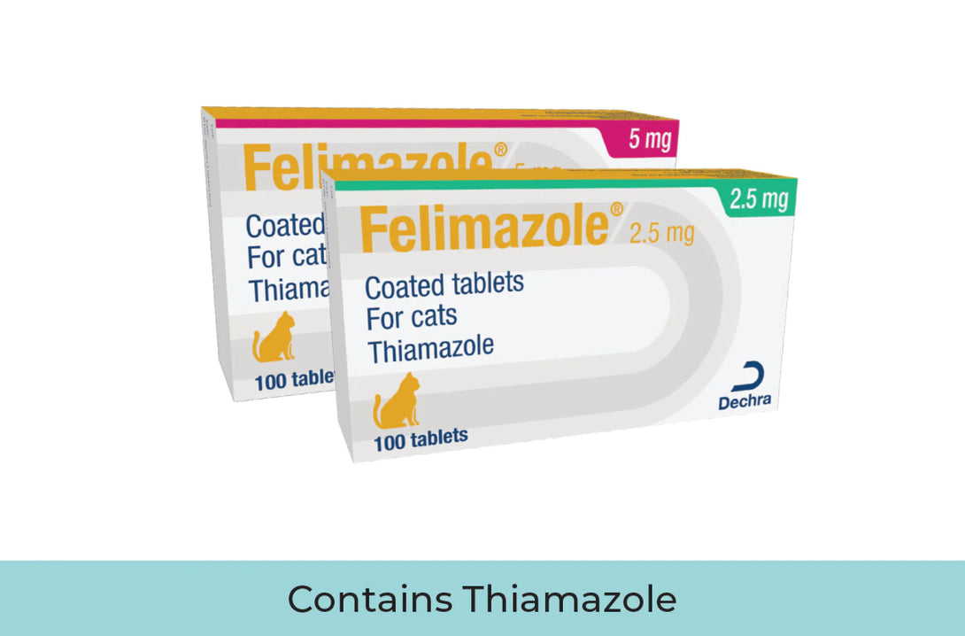 Felimazole® Coated Tablets (methimazole/Thiamazole) 2.5mg 100 Tabs - Shopivet.com