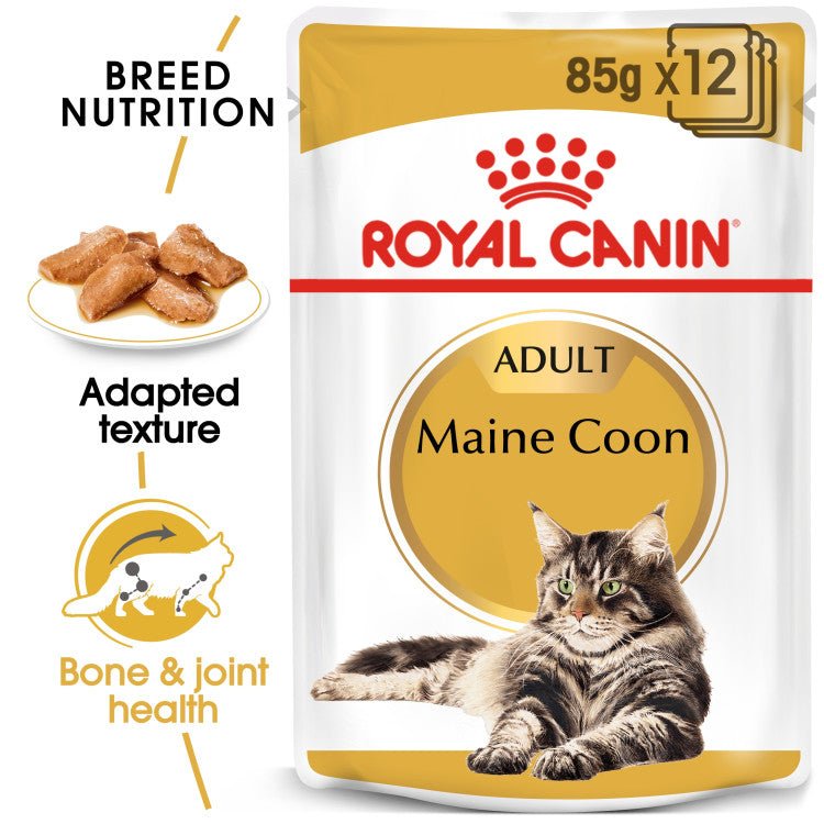 Feline Breed Nutrition Maine Coon (WET FOOD - Pouches) - Shopivet.com