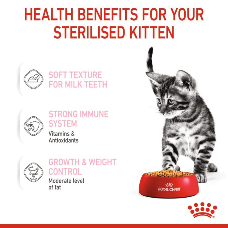 Feline Health Nutrition Kitten Sterilised Jelly (WET FOOD - Pouches) - Shopivet.com