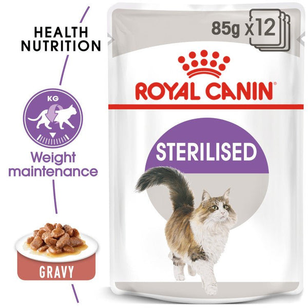 Feline Health Nutrition Sterilised Gravy (WET FOOD - Pouches) - Shopivet.com