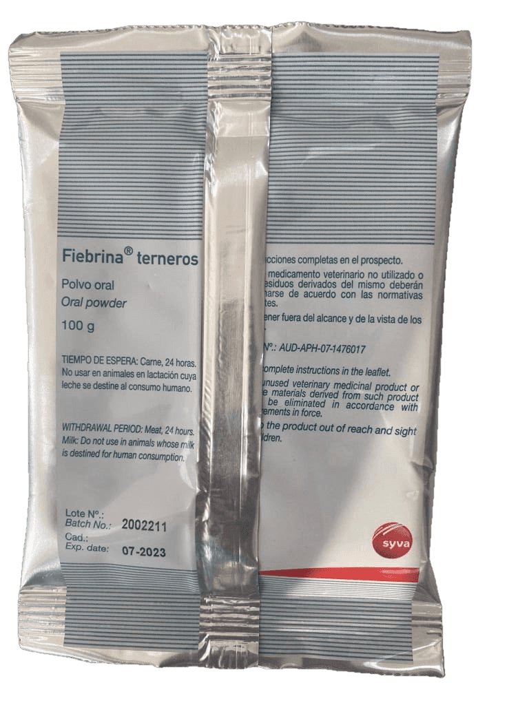Fiebrina terneros 100g - Shopivet.com