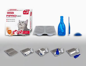 FIPROTEC FOR CAT - 4 PIPETTES 50mg - Shopivet.com