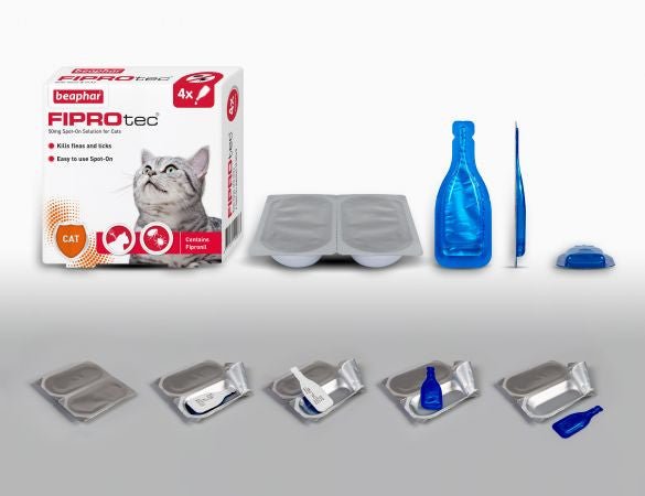 FIPROTEC FOR CAT - 4 PIPETTES 50mg - Shopivet.com