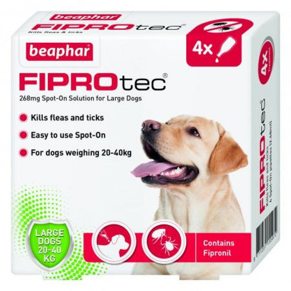 FIPROTEC FOR LARGE DOG - 4 PIPETTES - Shopivet.com