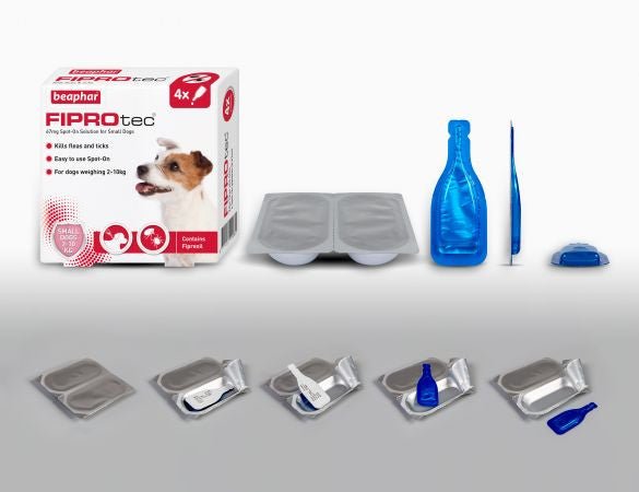 FIPROTEC FOR SMALL DOG - 4 PIPETTES - Shopivet.com