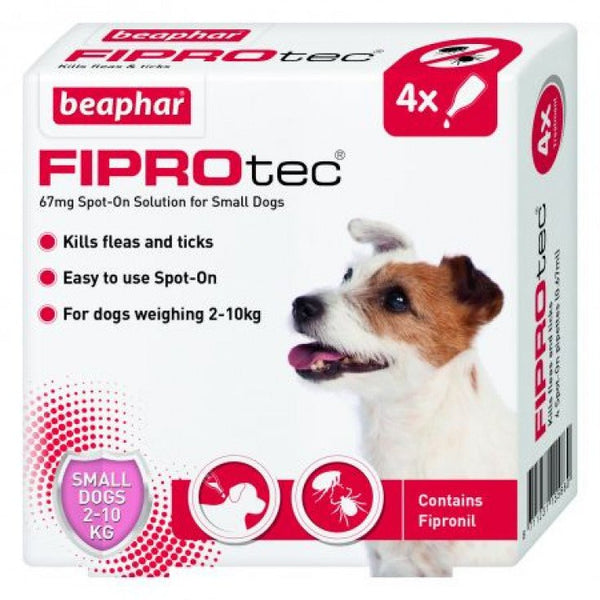 FIPROTEC FOR SMALL DOG - 4 PIPETTES - Shopivet.com