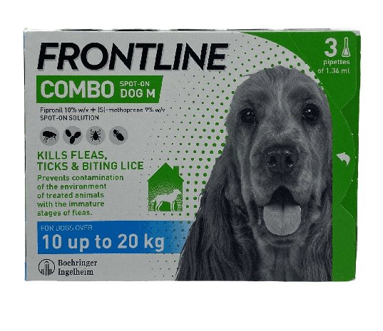 Frontline Combo Dog Medium 10 up to 20 kg - Shopivet.com