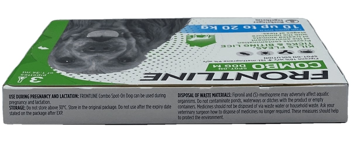 Frontline Combo Dog Medium 10 up to 20 kg - Shopivet.com