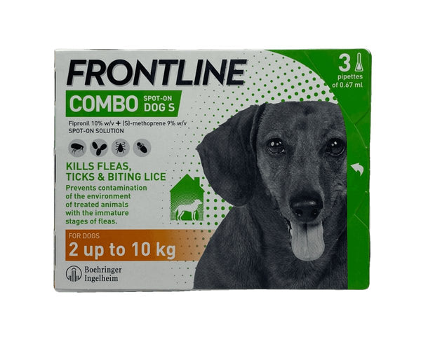 Frontline Combo Dog small 2 up to 10 kg - Shopivet.com