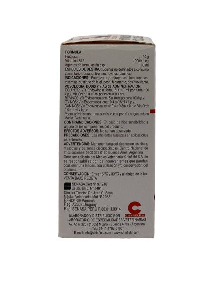 Fructosa Vitaminada 100ml - Shopivet.com