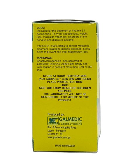 GALMEVIT B1 injection 100 ml - Shopivet.com
