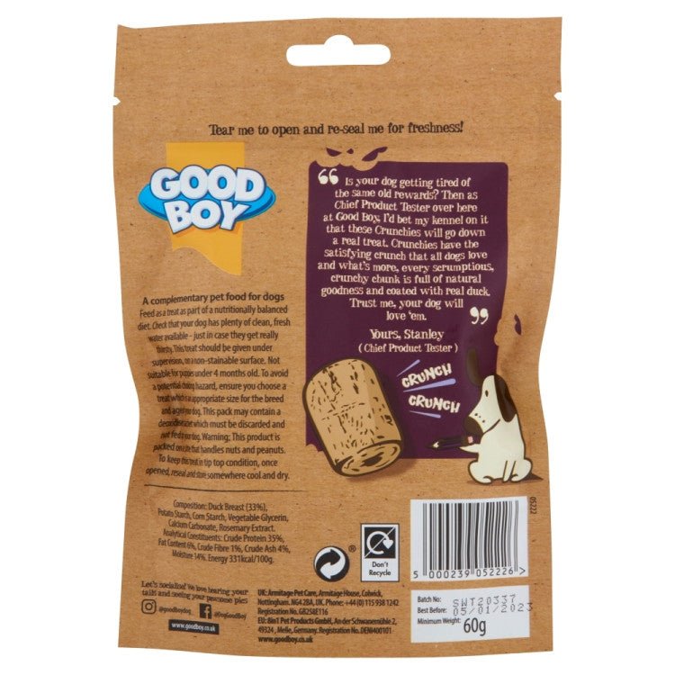 Goodboy Crunchies Duck 60g - Shopivet.com