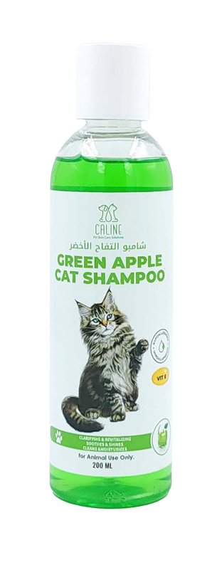 GREEN APPLE Cat SHAMPOO 200ML - Shopivet.com