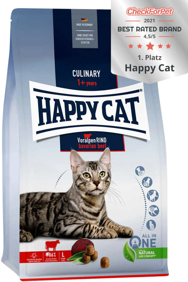 Happy Cat Culinary Adult Voralpen-Rind 4kg - Shopivet.com