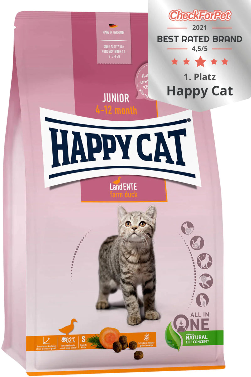 Happy Cat Junior Land Ente 1.3kg - Shopivet.com
