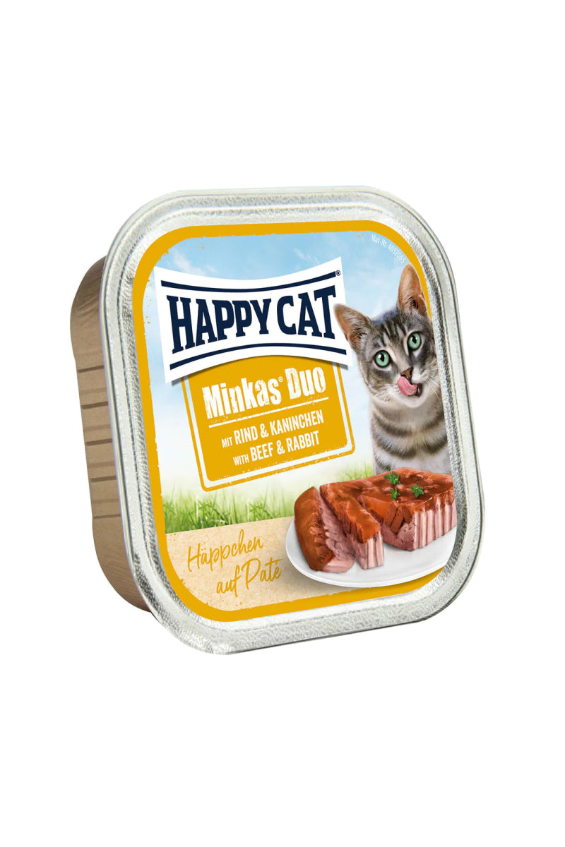 Happy Cat Minkas Duo Beef & Rabbit 100 g - Shopivet.com